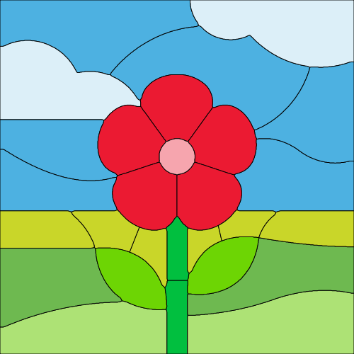 Flower in a field
