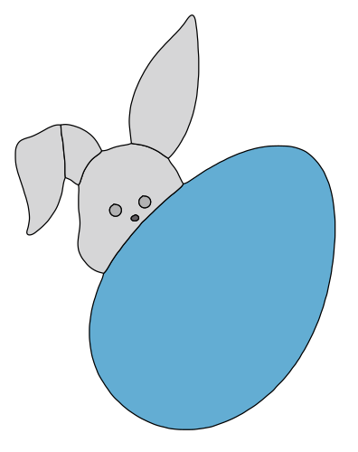 rabbit with egg