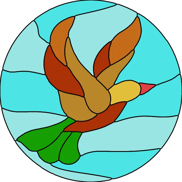 Example stained glass pattern